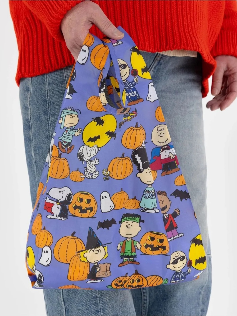 NWT BAGGU Peanuts Halloween Baby Reusable Bag